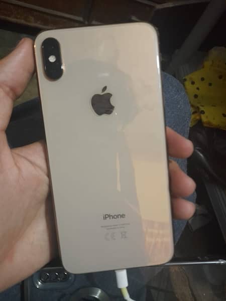 IPhone XsMax 256GB GOLDEN COLOR Full Box PTA OFFICIAL APPROVED 0