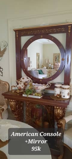 Console / mirror / wall mirror / home decor / furniture
