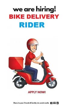 Delivery Riders Needed