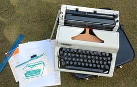 vintage 1970s erika typewriter from germany