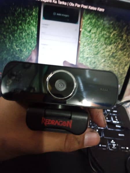 webcam live stream camera redragon 10/10 condition 3
