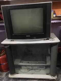 I am selling my television in best condition with two dvd and trolly