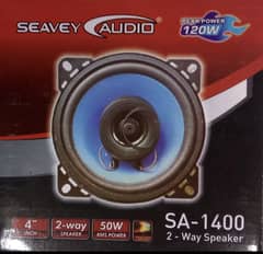 Seavy 4 inch 2 way car speakers with tweeter 0