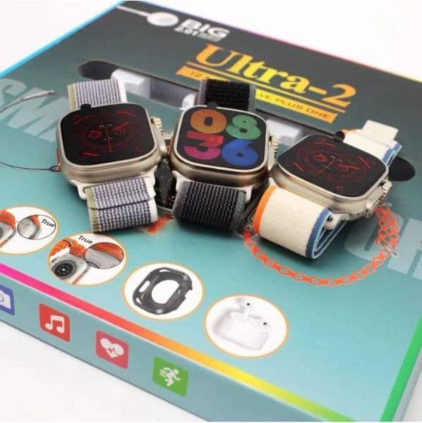 H20 ultra smart wacth with Free Handfree and 7 straps 1