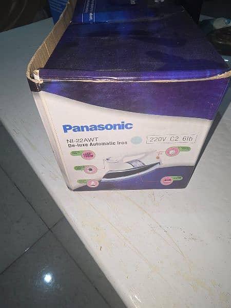 Panasonic brand new iron deluxe automatic 2