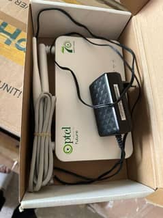 PTCL WiFi router hub modem full box with charger