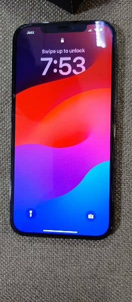 I phone 12 pro max 10 by 10 condition 256GB color space blue 5