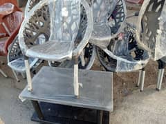 new style chairs table set black color whole sale rate 0