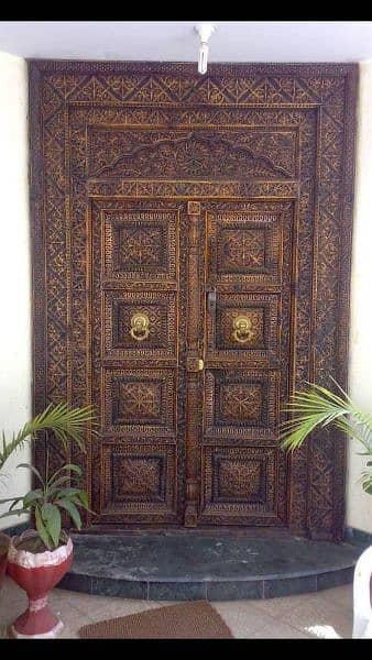 main entrance doors antique design 2