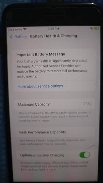 I phone 8 plus Used everything genuine battry health 73 condition10/10 5