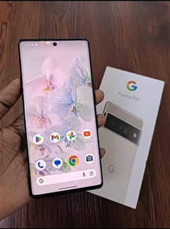 Google pixel 6 pro 8/128 GB memory official PTA approved. 0319/4425/401
