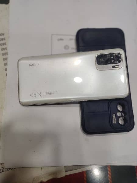 redmi not 10 white Good condition Only Sale 1