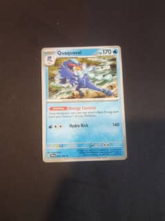 Quaquaval pokemon card
