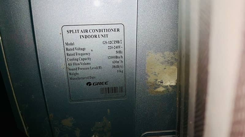 Gree 12CZ9 1.0 ton Split Air Conditioner with Box No open repair 2