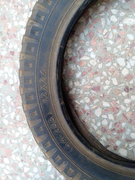 Kids Bycle Tyre and Tube 12" Size 1