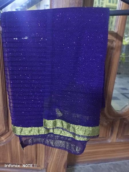 PURPLE SHORT FROCK WITH GHRARA and long dubatta 8