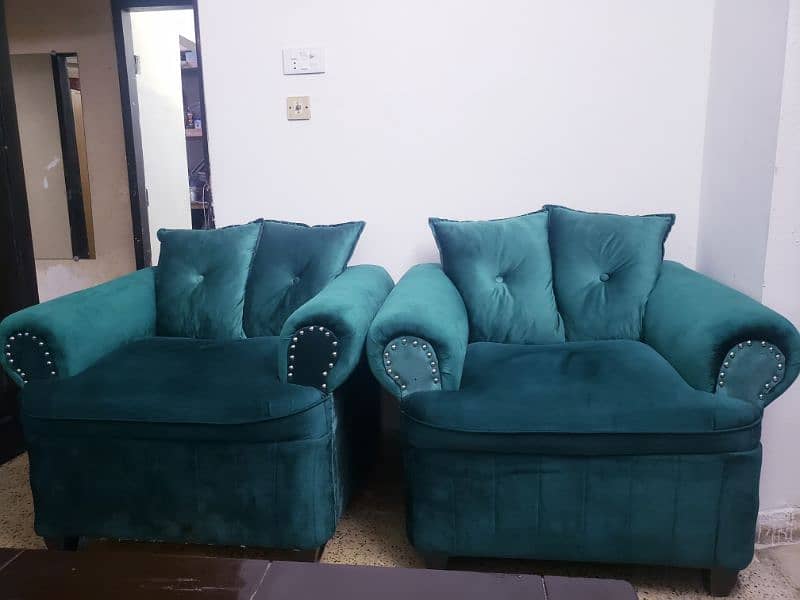just 15 days used 7 seater sofa set 5