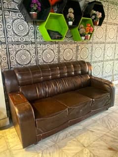 Leather Sofa Set 123