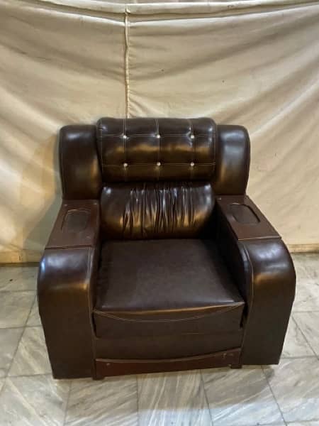 Leather Sofa Set 123 1