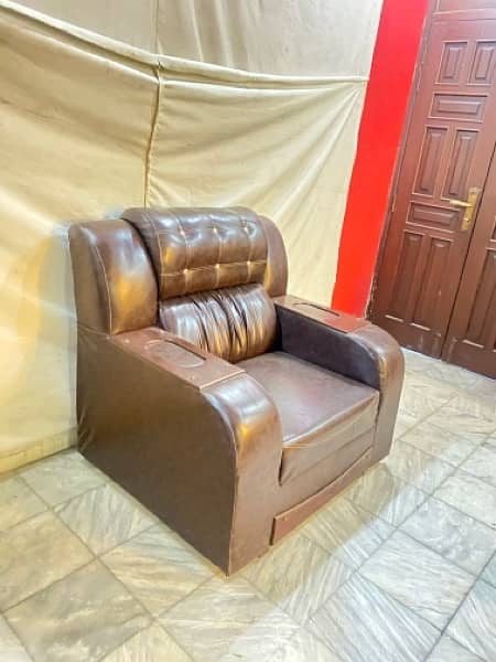 Leather Sofa Set 123 6