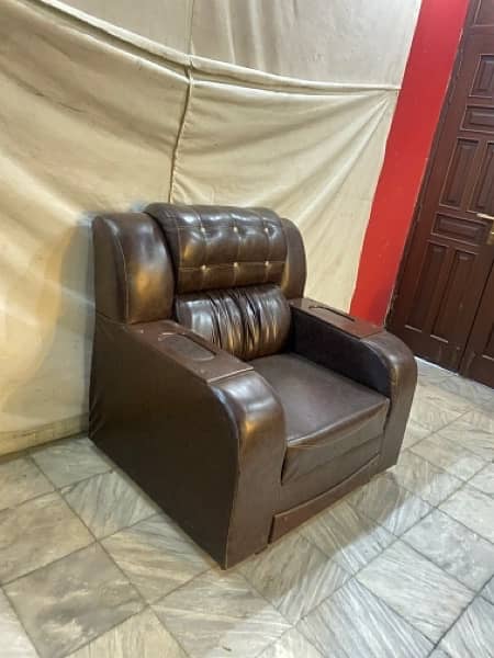 Leather Sofa Set 123 7