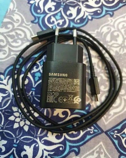 Samsung super fast 25w type c with cable 100% 0