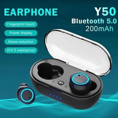 Y50 TWS Wireless Earphones | Gaming Airpods/Earbuds