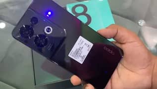 oppo reno 8pro 12/256 pta approved 10by10 condition full Box ma