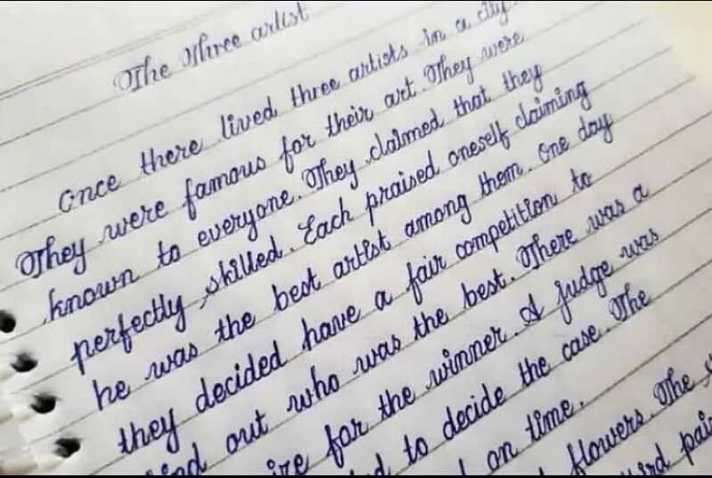 Handwriting assignment 6