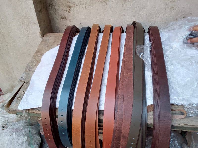 Export quality Handmade full grain leather belts and Wallets 11