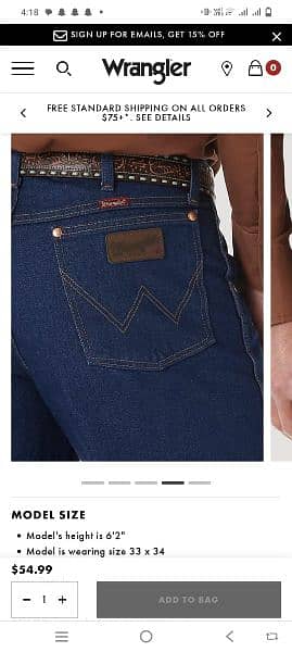wrangler brand men's jeans 1
