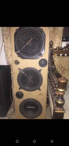 heavy speaker for home 10 inches speakers and one woofer seavy company