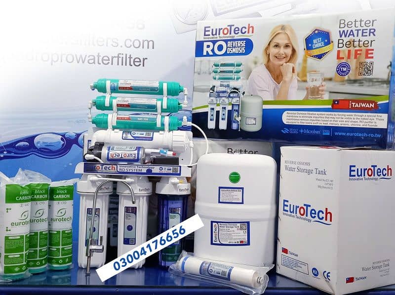 EUROTECH 7 STAGE TOP SELLING RO PLANT GENUINE TAIWAN RO WATER FILTER 2