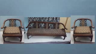 THE SECOND HAND WOODEN SOFA SET | PRICE 12000 0
