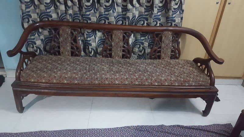 THE SECOND HAND WOODEN SOFA SET | PRICE 12000 2