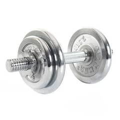 Steel Plates with Barbell and Dumbells