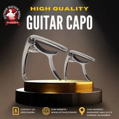 High Quality Guitar Capos available at Octave Guitar Shop