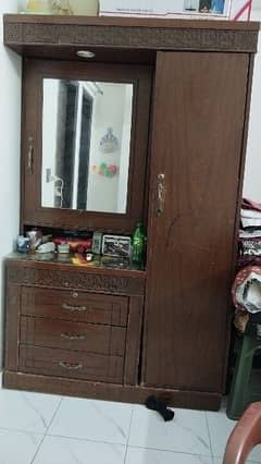 cupboard with dressing and 3 drawers