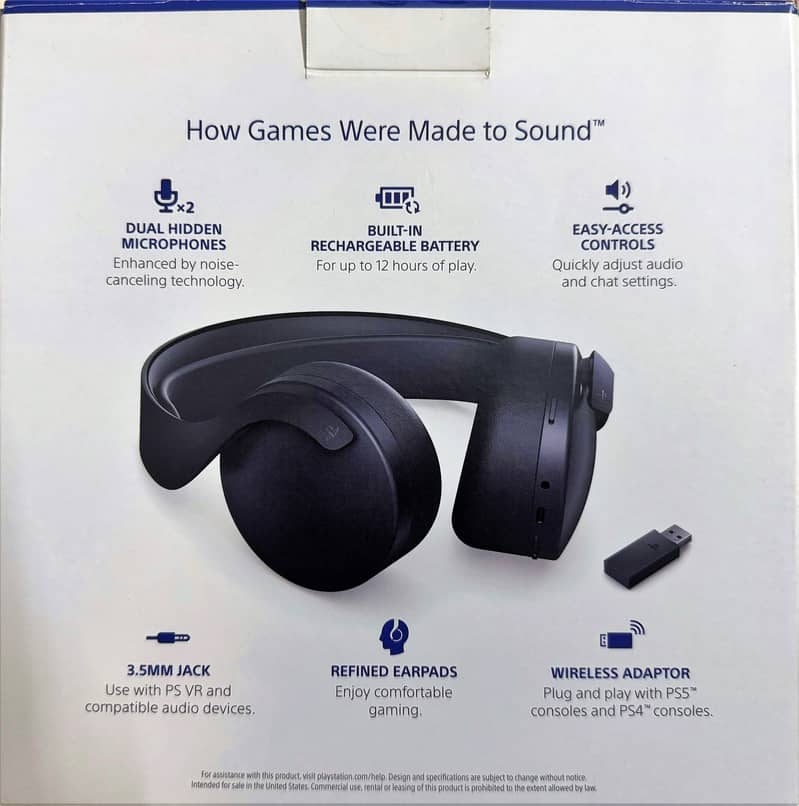 Sony Pulse 3D Wireless Headset (PS5) Midnight Black Edition 1