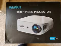Wimius K7 1080p Smart Wifi 5G Projector with upto 500inch Display