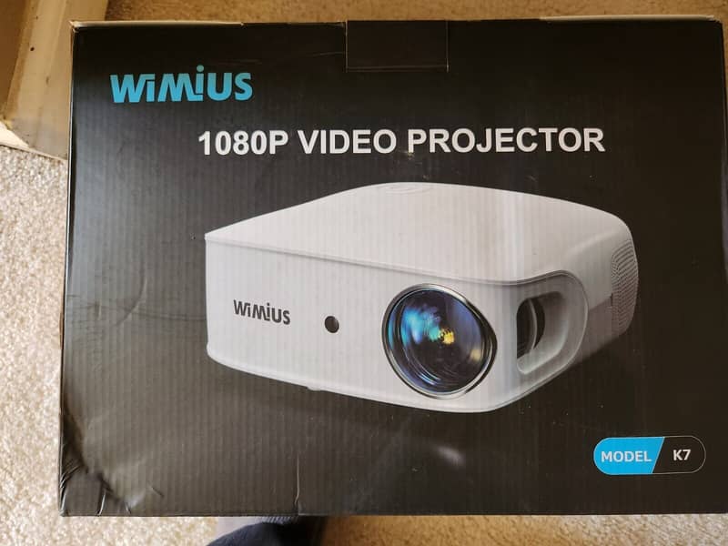 Wimius K7 1080p Smart Wifi 5G Projector with upto 500inch Display 0