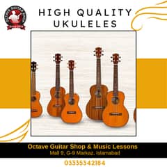 Hugh Quality Ukuleles available at Octave Guitar Shop
