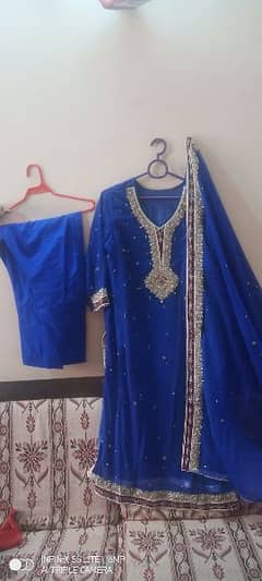Shadi wear dress for sale in large size 0