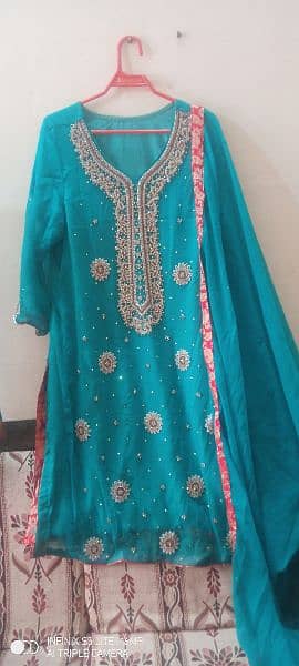 Shadi wear dress for sale in large size 1