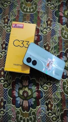 Realme c33 for sale with box and charger