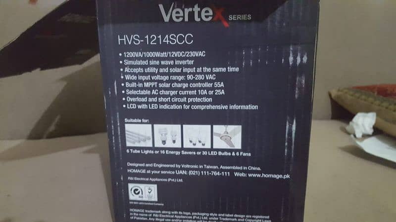 Homage Solar Inverter Vertex series 1