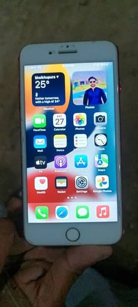 I phone 7plus storage 128 pta approved condition 10by9 Betry  ok 0