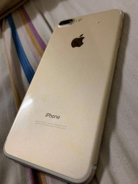 Iphone 7 plus 128 GB Gold (PTA APPROVED) 2