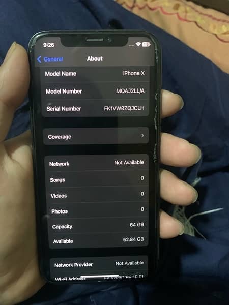 iphone X 64 Gb pta approved 10/9.5 1