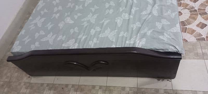 Double Bed With Side Tables & Mattress 2